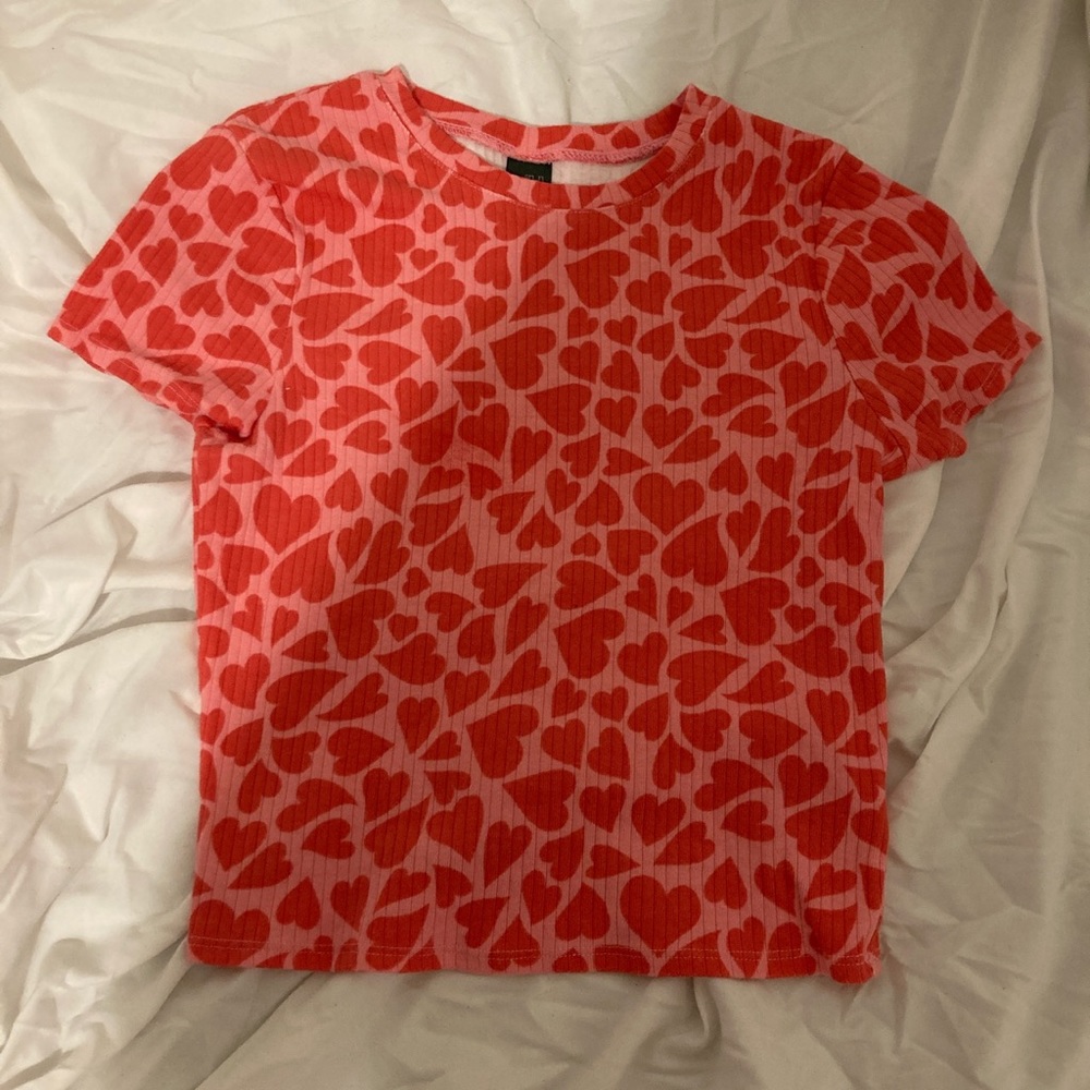 VALENTINES DAY RIBBED TEE SHIRT
